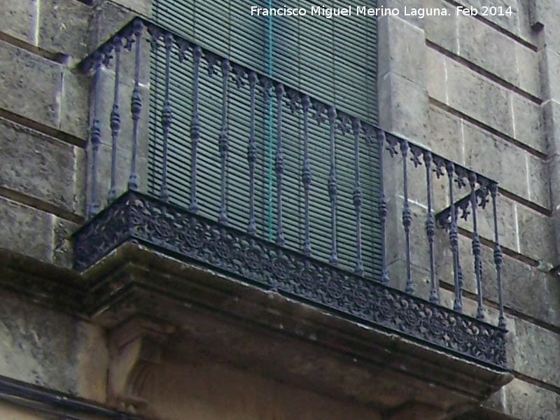 Casa de la Avenida Virgen de la Consolacin n 21 - Casa de la Avenida Virgen de la Consolacin n 21. Balcn
