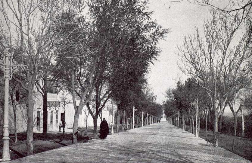 Paseo de la Estacin - Paseo de la Estacin. Foto antigua