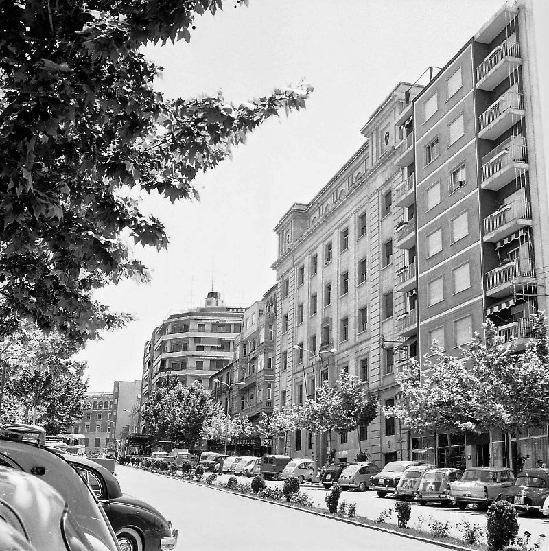 Paseo de la Estacin - Paseo de la Estacin. Foto antigua