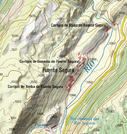 Aldea Fuente Segura de Enmedio - Aldea Fuente Segura de Enmedio. Mapa