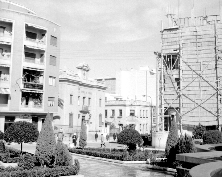 Plaza de la Constitucin - Plaza de la Constitucin. Foto antigua