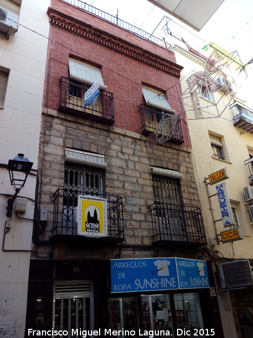 Casa de la Calle Espartera n 21 - Casa de la Calle Espartera n 21. 