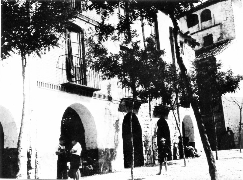 Plaza de la Magdalena - Plaza de la Magdalena. Foto antigua. Archivo IEG