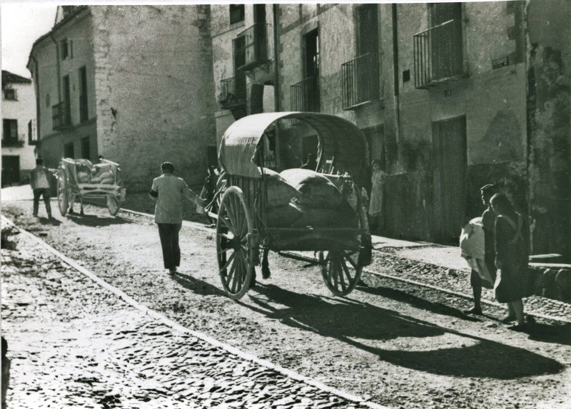 Plaza de la Magdalena - Plaza de la Magdalena. Foto antigua. Archivo IEG