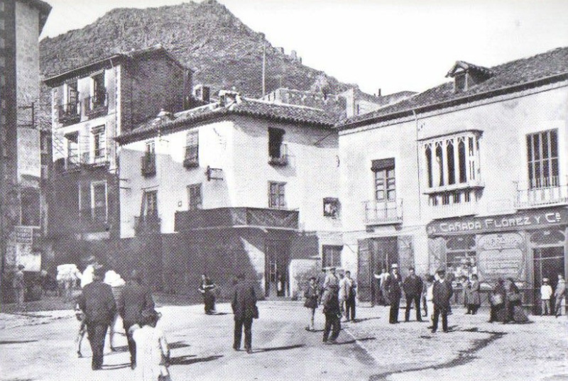 Plaza de San Francisco - Plaza de San Francisco. Foto antigua