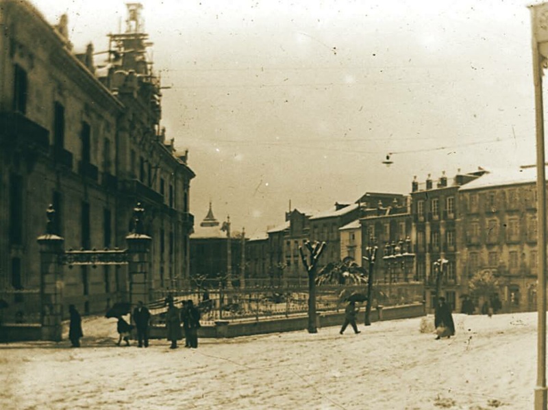 Plaza de San Francisco - Plaza de San Francisco. Foto antigua