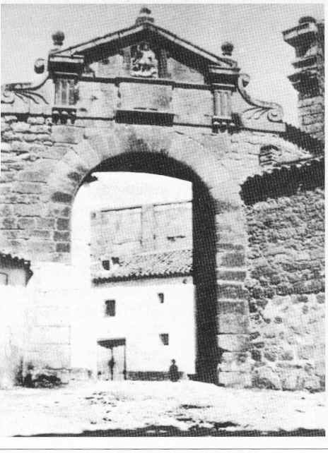Muralla de Jan. Puerta del ngel - Muralla de Jan. Puerta del ngel. 1940