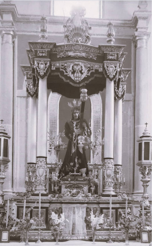 Colegiata de Santa Mar�a de los Reales Alc�zares. Capilla de Jes�s Nazareno - Colegiata de Santa Mar�a de los Reales Alc�zares. Capilla de Jes�s Nazareno. Foto antigua