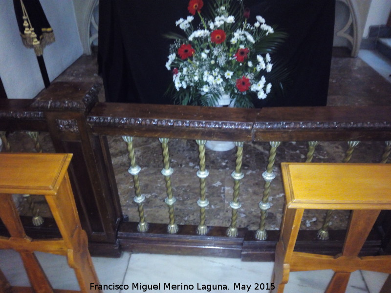 Iglesia de San Juan - Iglesia de San Juan. Barandilla de una capilla