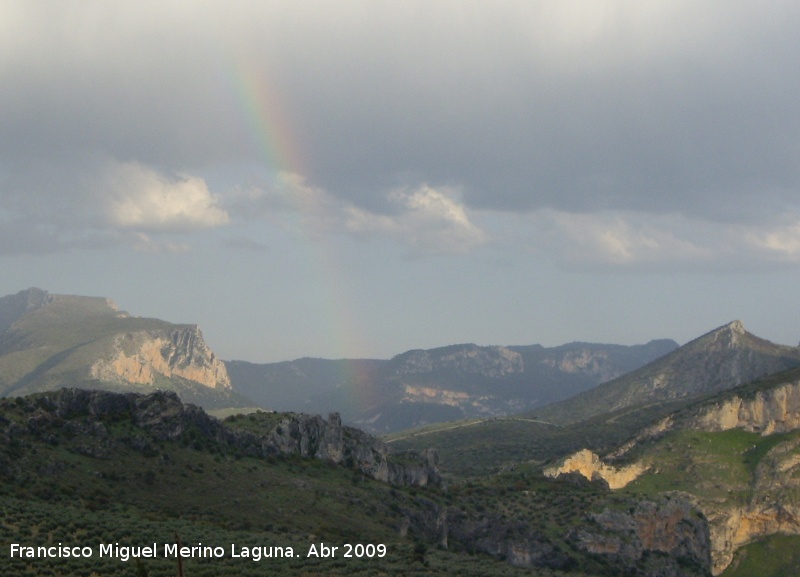 Sierra de Jan - Sierra de Jan. Arco iris en la sierra