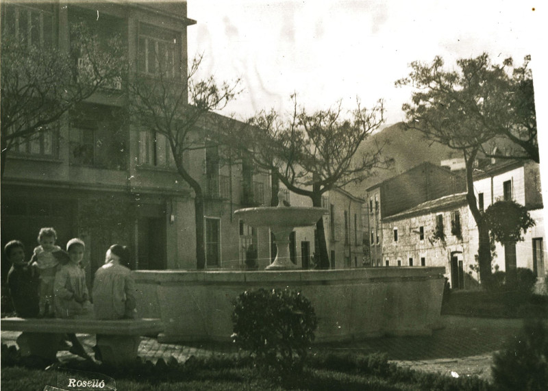 Plaza de Beln - Plaza de Beln. Foto antigua. Fotografa de Jaime Rosell Caada. Archivo IEG