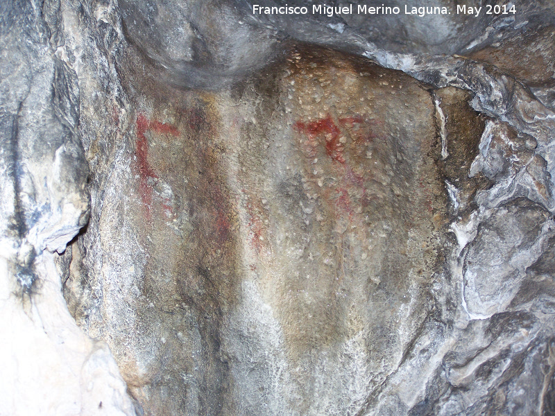 Pinturas rupestres de la Cueva del Montas - Pinturas rupestres de la Cueva del Montas. 