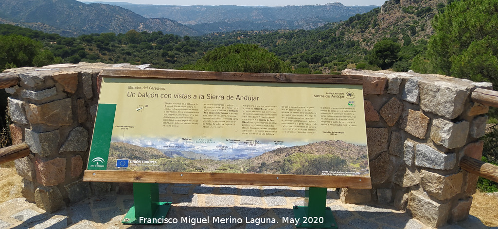 Mirador El Peregrino - Mirador El Peregrino. Cartel