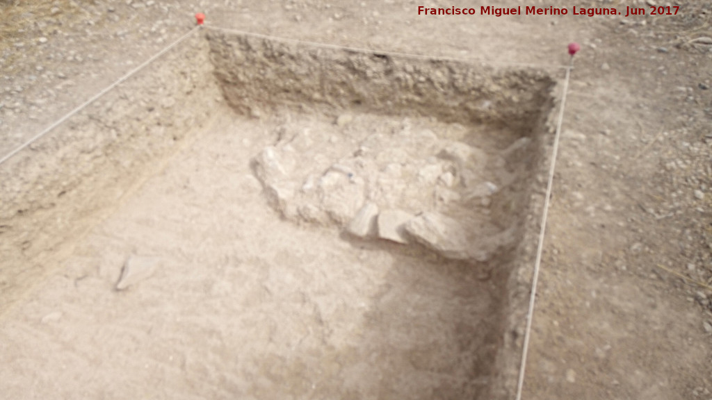 Plaza de Armas del Cerro de La Muela - Plaza de Armas del Cerro de La Muela. Excavaci�n norte