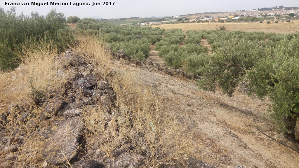 Plaza de Armas del Cerro de La Muela - Plaza de Armas del Cerro de La Muela. L�nea de muralla