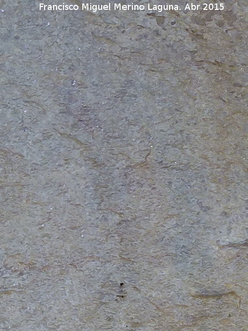 Pinturas rupestres del Abrigo de los rganos IV - Pinturas rupestres del Abrigo de los rganos IV. U invertida inferior derecha