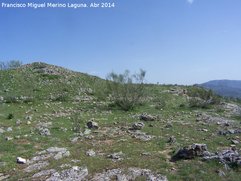 Oppidum de Giribaile. Gran Muralla - Oppidum de Giribaile. Gran Muralla. Bastin sur