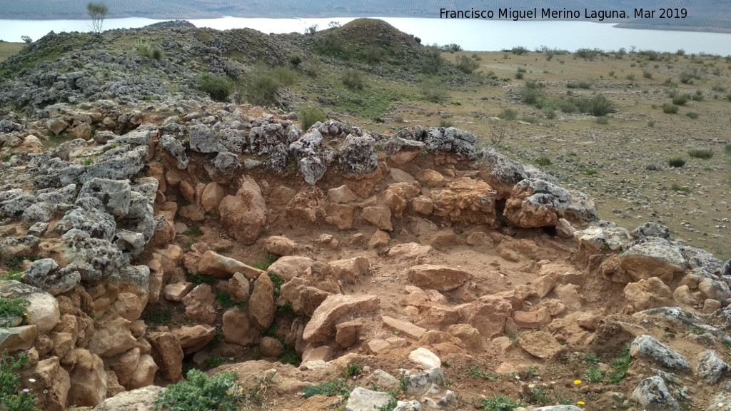 Oppidum de Giribaile. Gran Muralla - Oppidum de Giribaile. Gran Muralla. Cata arqueolgica