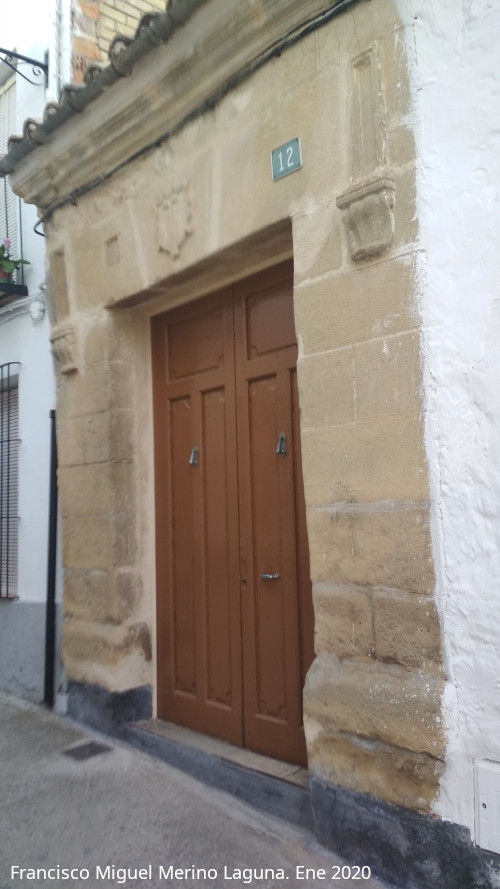 Casa de la Calle Capilla n� 12 - Casa de la Calle Capilla n� 12. Portada