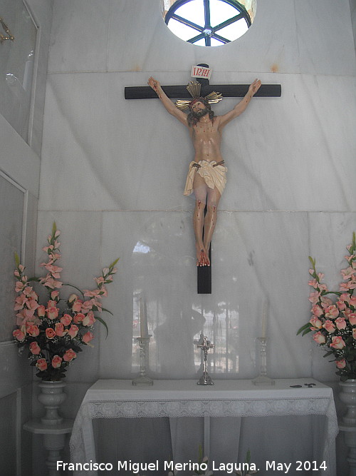 Cementerio de Jamilena - Cementerio de Jamilena. Interior de un mausoleo