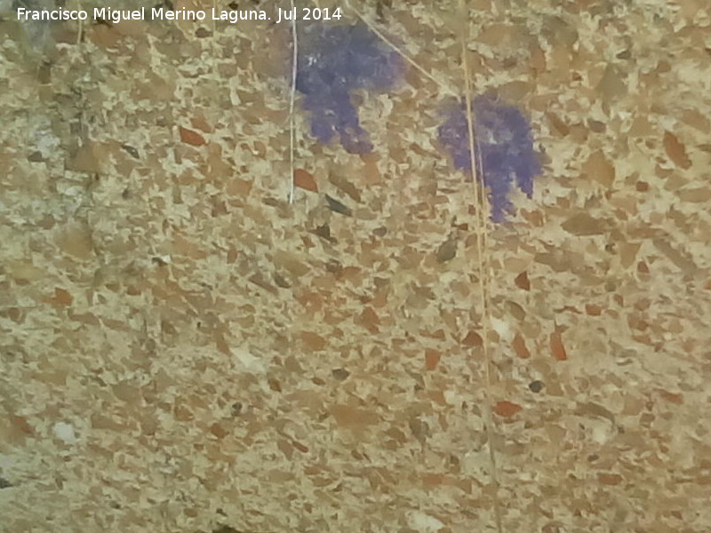 Opus signinum - Opus signinum. Torre ibero romana del Cerro de la Horca - Ja�n