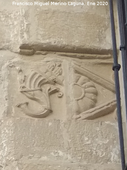 Casa de la Calle C�zar n� 8 - Casa de la Calle C�zar n� 8. Friso izquierdo