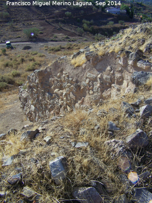 Oppidum Puente Tablas. Muralla - Oppidum Puente Tablas. Muralla. Torren