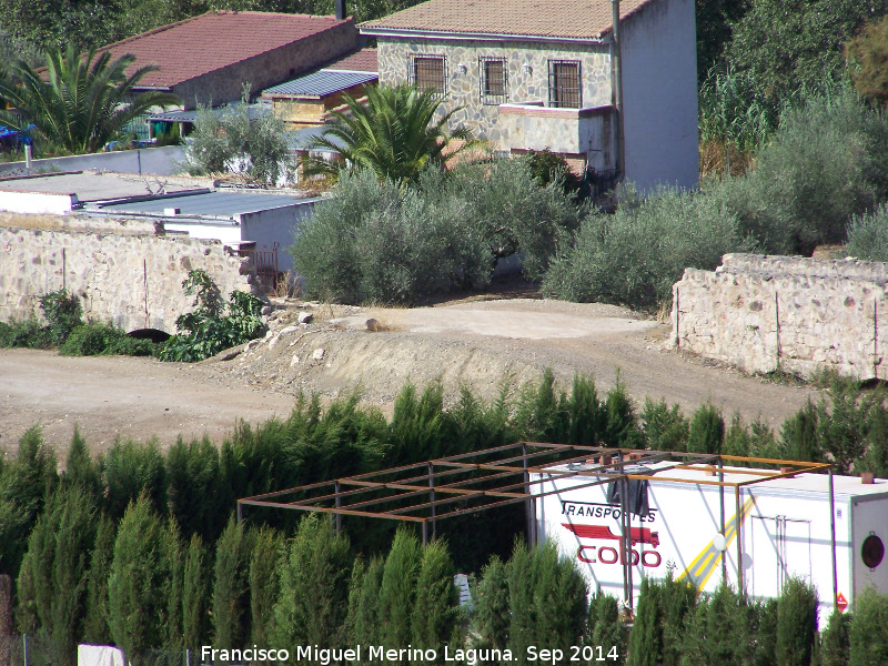 Acueducto del Puente Tablas - Acueducto del Puente Tablas. Acueducto destruido para dar paso a viviendas