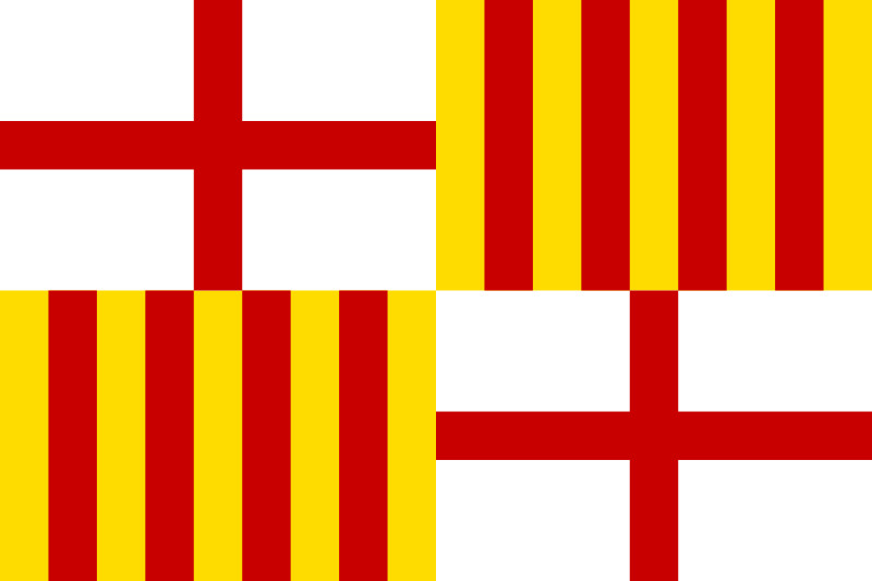 Barcelona - Barcelona. Bandera