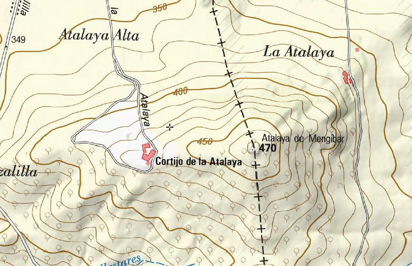 Atalaya de Meng�bar - Atalaya de Meng�bar. Situaci�n