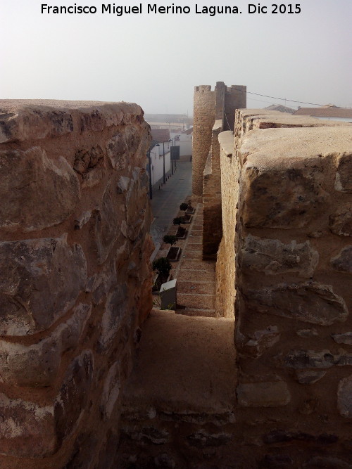 Castillo de Lopera - Castillo de Lopera. Almenas