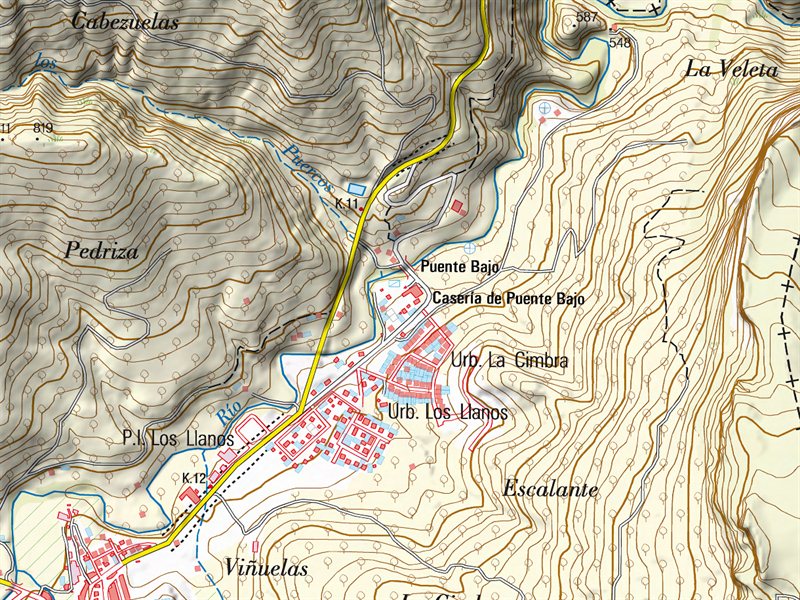 Puente Bajo - Puente Bajo. Mapa