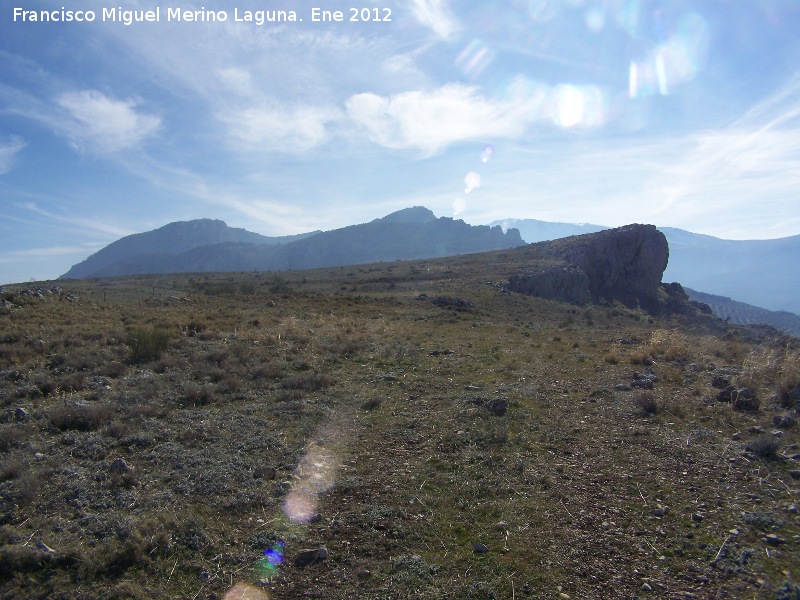 Cerro La Veleta - Cerro La Veleta. La sierra desde La Veleta