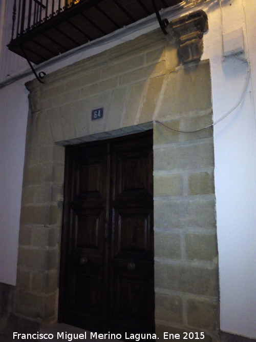 Casa de la Calle el Carmen n 64 - Casa de la Calle el Carmen n 64. Portada