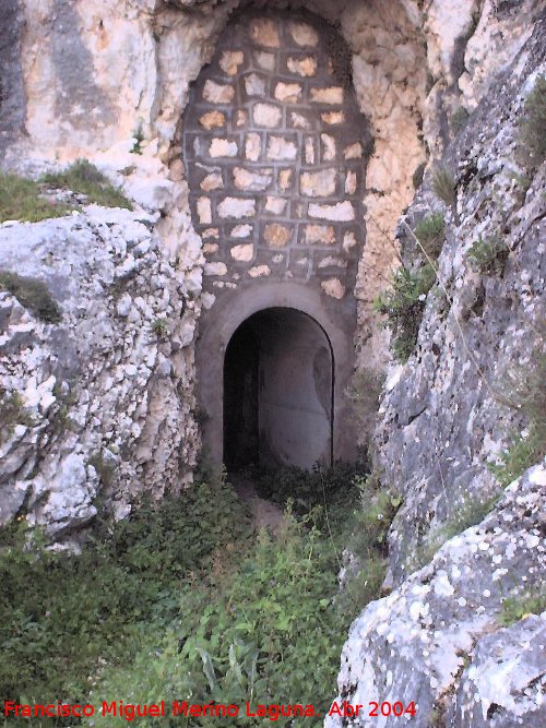 Camino de la Canalizacin - Camino de la Canalizacin. Entrada del tnel