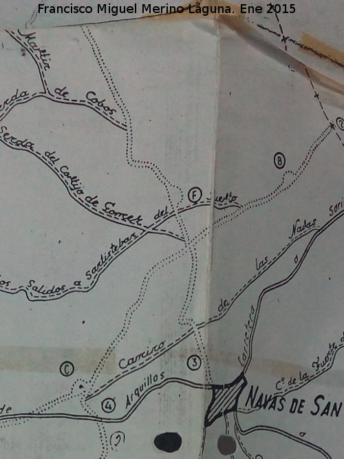 Descansadero de la Rambla Medina - Descansadero de la Rambla Medina. F en el mapa de 1963