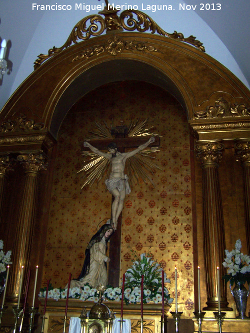 Iglesia de Santa Mara de la Villa - Iglesia de Santa Mara de la Villa. Retablo de la capilla lateral