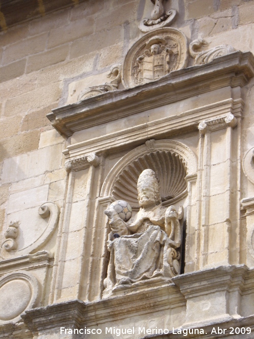 Iglesia de San Pedro Ap�stol - Iglesia de San Pedro Ap�stol. Hornacina de San Pedro