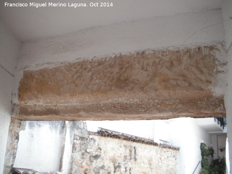 Casa de La Inquisici�n - Casa de La Inquisici�n. Dintel del patio