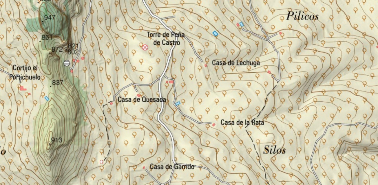 Caser�a la Rata - Caser�a la Rata. Mapa