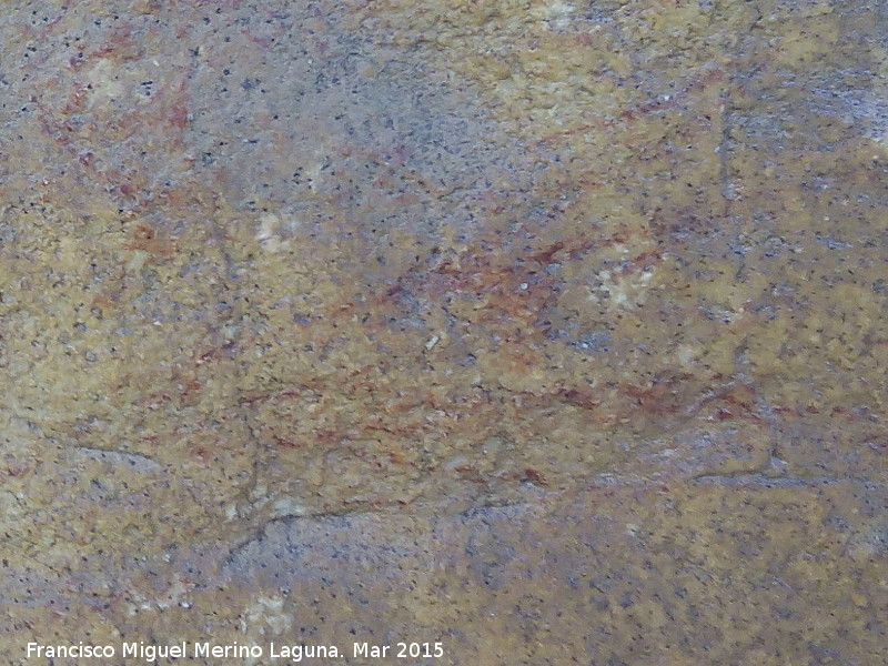 Pinturas rupestres del Barranco de la Caada II - Pinturas rupestres del Barranco de la Caada II. Lneas