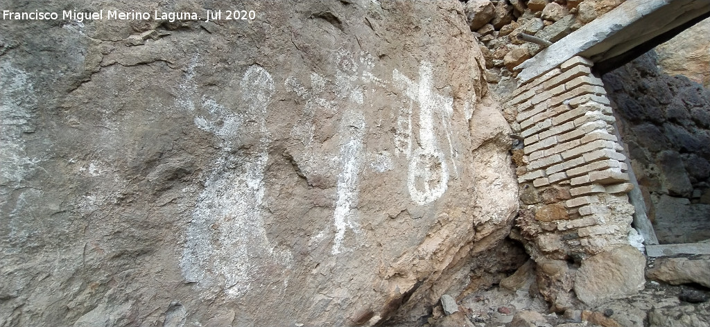 Eremitorio de la Magdalena - Eremitorio de la Magdalena. Pinturas murales de la entrada