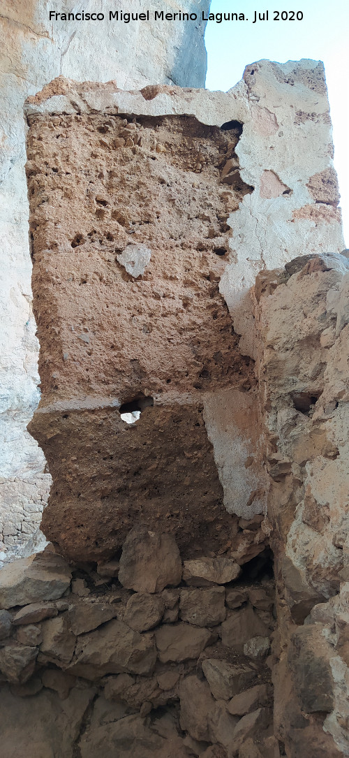 Eremitorio de la Magdalena - Eremitorio de la Magdalena. Muro de tapial de la ermita