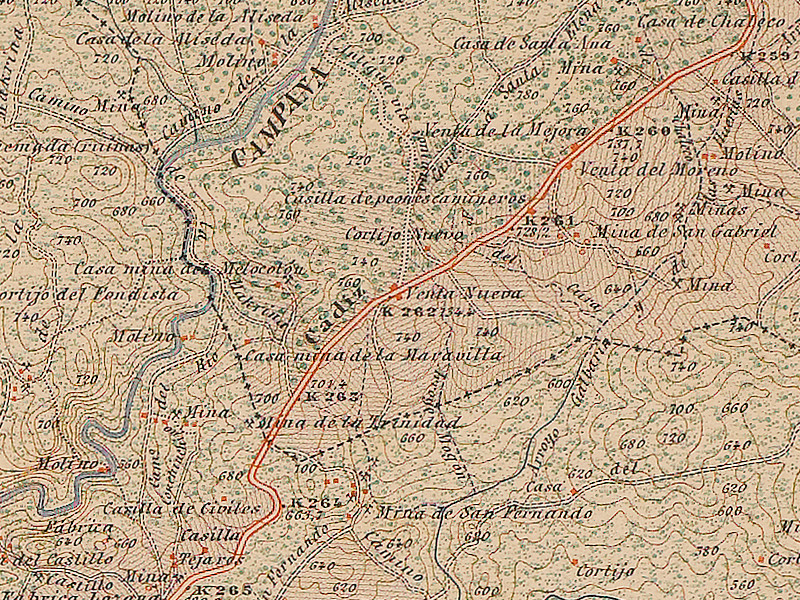 Venta Nueva - Venta Nueva. Mapa de 1895