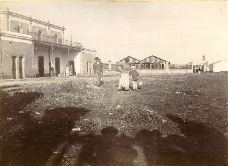 Estacin de la Zarzuela - Estacin de la Zarzuela. Foto antigua