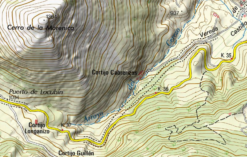 Cortijo Cabrerizas - Cortijo Cabrerizas. Mapa