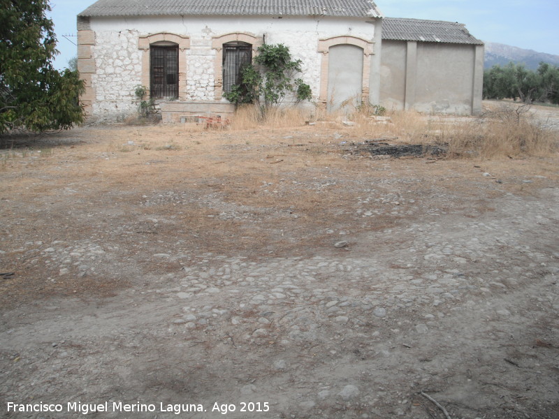 Cortijo de Obregn - Cortijo de Obregn. Empedrado