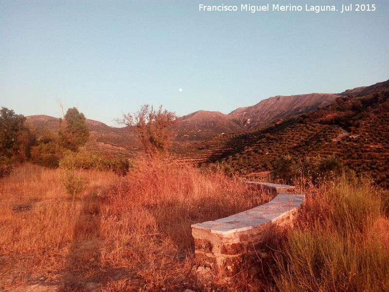 Mirador de la Venta - Mirador de la Venta. Con la Luna al fondo