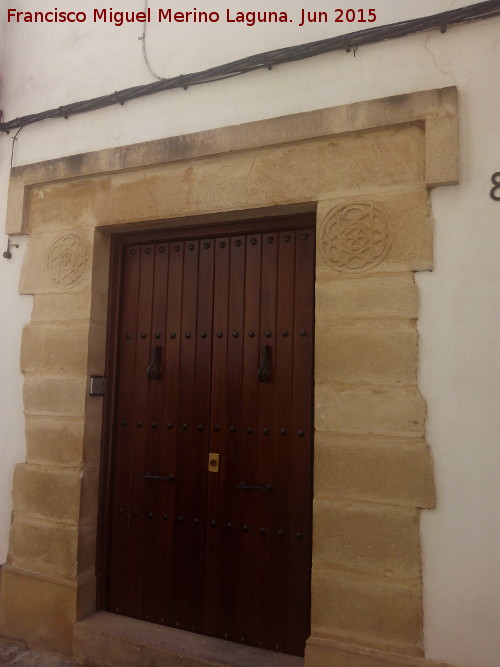 Casa hebrea de la Calle San Juan de la Cruz n 8 - Casa hebrea de la Calle San Juan de la Cruz n 8. Portada