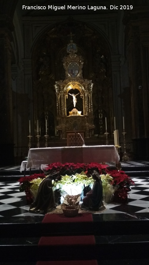 Bas�lica de San Ildefonso. Tabern�culo - Bas�lica de San Ildefonso. Tabern�culo. Navidad